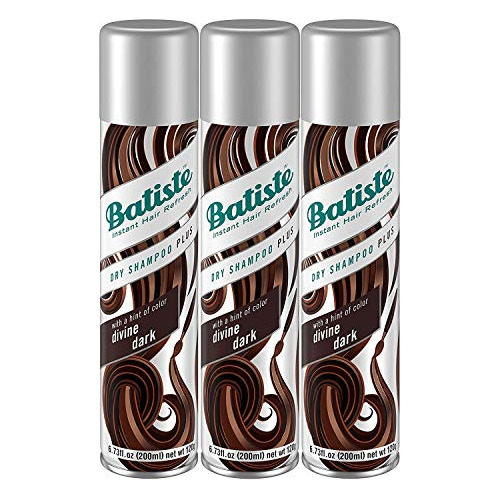 Champú Seco Batiste Dark Deep Brown 200 Ml (paquete De 3)