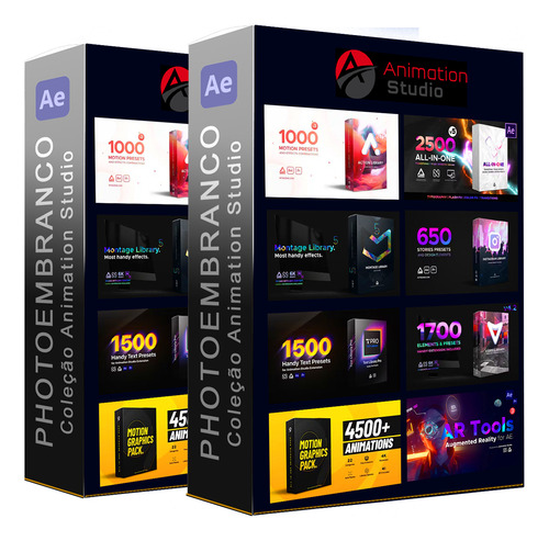Pack Do Editor, Collection Animation Studio After Effects