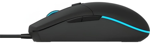 Kit Teclado E Mouse Gamer Fortrek Ranger Rainbow Rgb Grafite