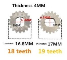 Imagen 2 de 3 de Engrane 19 Dientes Motor Quemacocos Mercedes Bmw Touareg