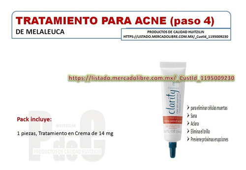 1p Tratamiento Crema, Acne Paso4, En Crema, De Melaleuca