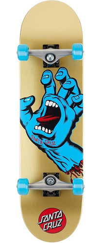 Santa Cruz Skateboard Complete Screaming Hand Grande, 8.25 X