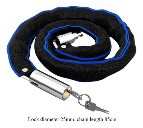 Candado De Cadena Para Bicicleta, Candado De Cadena 85cm
