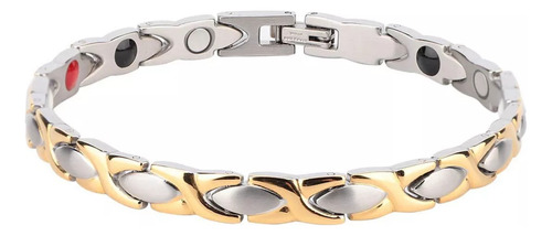 2pcs Joyas De Acero Inoxidable, Pulsera De Titanio Puro