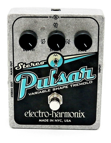 Pedal Electro Harmonix Pulsar Tremolo C/ Nfe & Garantia