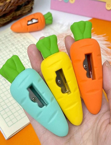 Set De 5 Sacapuntas Escolares Con Goma