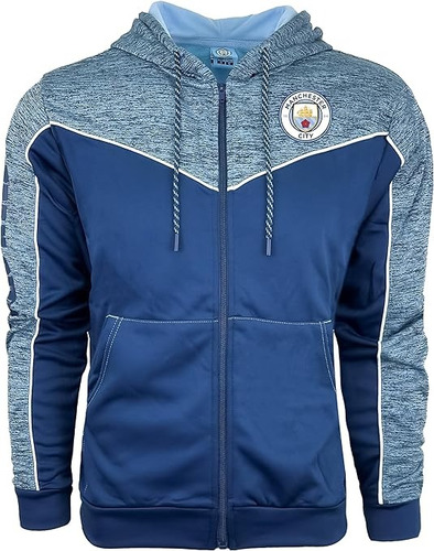 Chaqueta Con Capucha Manchester City  Con Licencia M. City