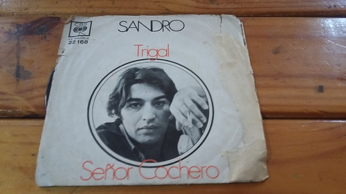 Sandro Trigal / Señor Cochero Simple Vinilo C/ Tapa Usado
