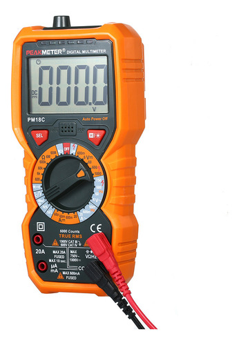 Hefu Multímetro Digital Multifuncional Peakmeter Pm18c True