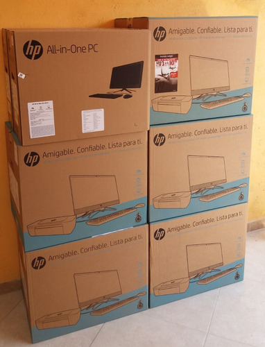 Computadora Hp All In One 22 8gb 1tb Amd A9-942+impresora Hp Blanco (Usado)