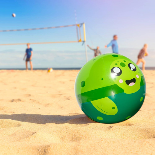 Scs Direct Aquamazing Pelota De Playa Gigante De 16 Tortugas