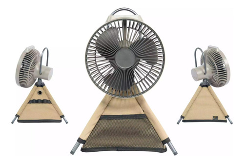 Trípode Para Ventilador De Camping Con Bolsa Para Caqui