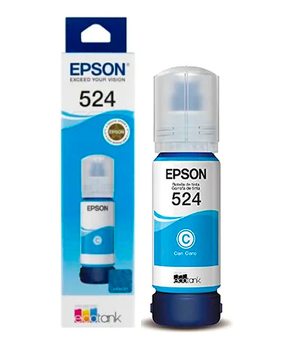 Tinta Epson T524 Cyan