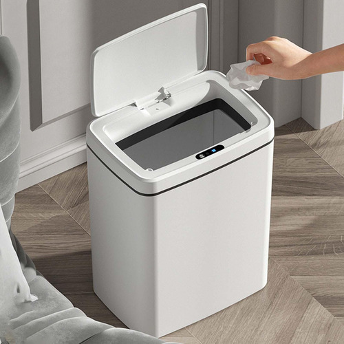 Cubo De Basura Inteligente Con Tapa Cubo De Almacenamiento