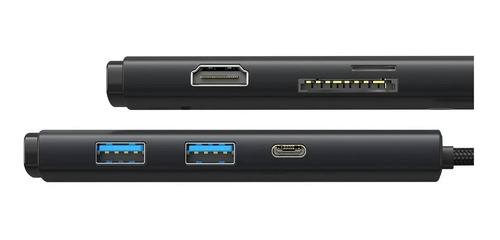 Imagen 4 de 10 de Hub 6 Puertos Usbc Datos/ Usba X 2/ Hdmi 30hz/ Sd/ Tf Baseus