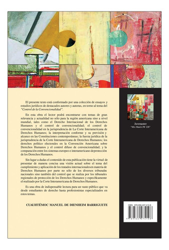 Control De Convencionalidad: Ensayos Y Estudios Jurídicos, De Cuahutémoc Manuel De Dienheim Barriguete. Editorial Ediciones Olejnik, Tapa Blanda, Edición 1ra. En Español, 2025