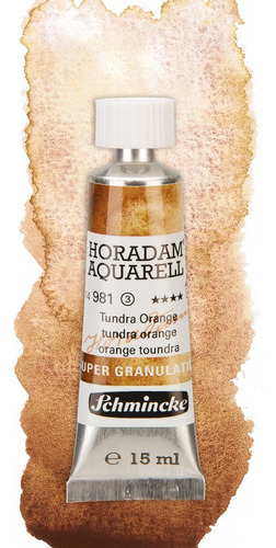 Aquarela Schmincke Granulada Horadam 15ml 981 Tundra Orange