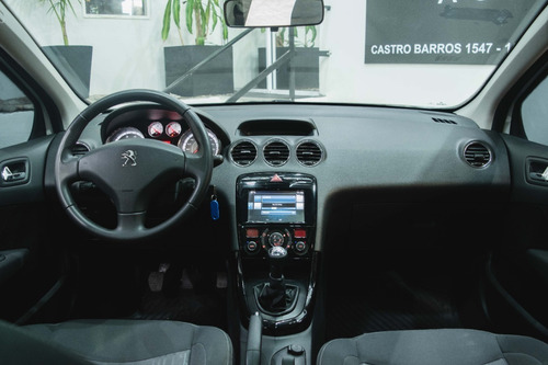 Imagen 9 de 10 de Peugeot 308 Allure 1.6 Nafta 2017 Color Blanco Impecable!