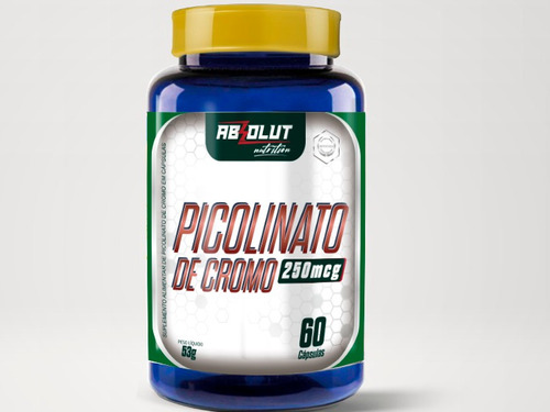 Picolinato De Cromo 250mcg (60 Cápsulas) - Absolut Nutrition