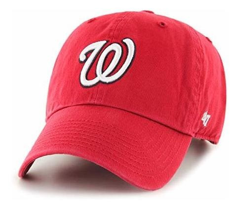 Gorra Washington Nationals Roja Para Hombres