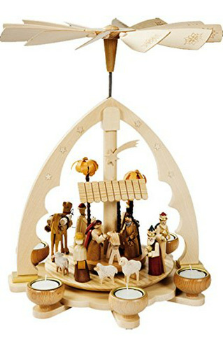 Natividad Decorativa De Temporada Richard Glaesser Pirámide 
