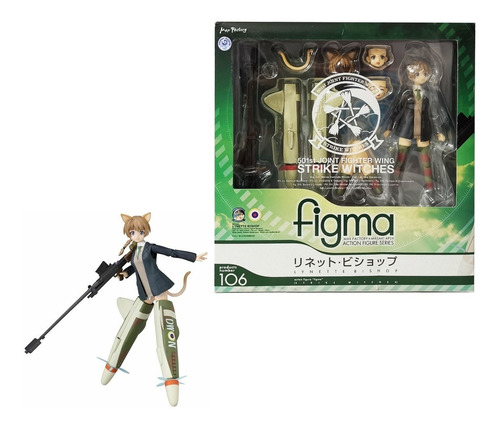 Lynette Bishop Figma 106 Strike Witches Original (Usado)