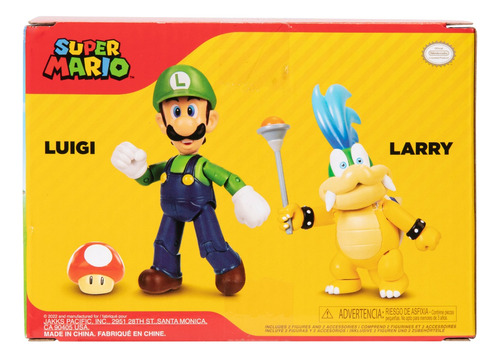 Luigi Y Larry 2 Pack Jakks Pacific Mario