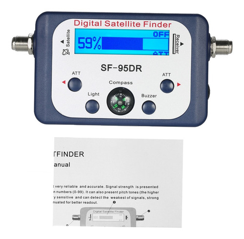 Medidor De Busca De Satélite, Monitor De Bússola, Mini Satfi