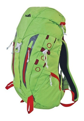Mochila Para Media Montaña Thapa 35 L Wallis Color Verde Diseño de la tela Poliéster