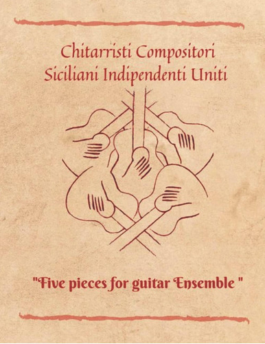 Libro:  Five Pieces For Guitar Ensemble  (italian Edition)