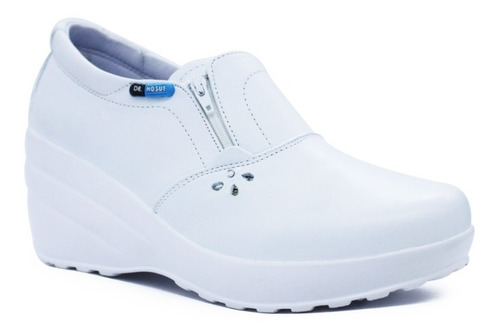 Zapatos Blancos Alto Confort Chef Nurse Dr House 8274 Novia