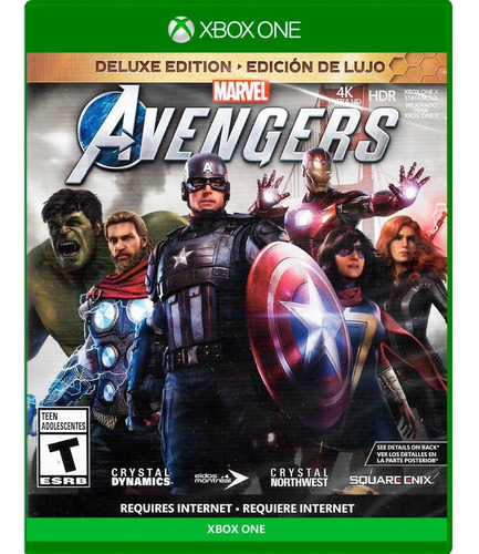 Marvels Avengers Deluxe Edition Para Xbox One (d3 Gamers)