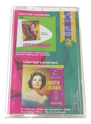 Libertad Lamarque Estrellas Del Fonografo Tape Cassette Bmg