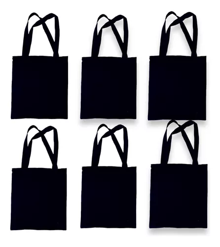 Tote Bag Lisa Negra Pack Bolsa Playera