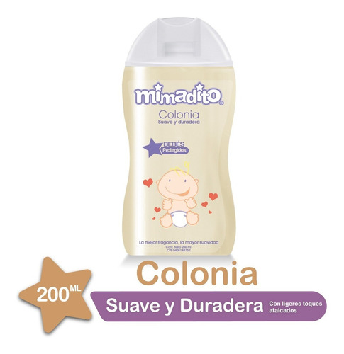 Imagen 1 de 3 de Colonia Para Bebé Mimadito 200 Ml