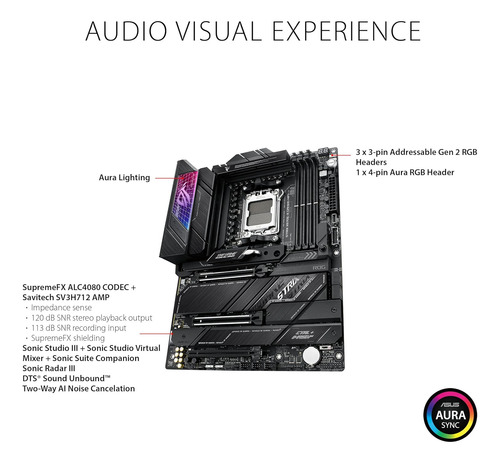 Asus Rog Strix X670e-e Gaming Socket Am5(lga 1718) Ryzen ...