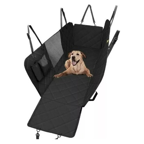 Cubre Asiento Impermeable Perro Mascota Alta Calidad Negro