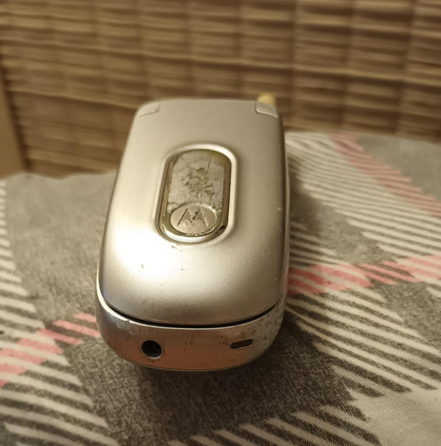 Celular Motorola Tapita S/cargador. Liberado. Sin Envio!. Plateado (Usado)