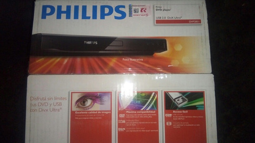 Dvd Philips Dvp2851 Puerto Usb Nuevo!!