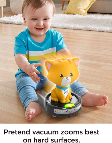 Fisher-price Laugh  Learn Crawl-after Cat On A Vac, Juguete