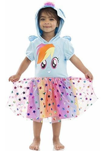 Vestido De Traje De My Little Pony Rainbow Dash Para Niñas P