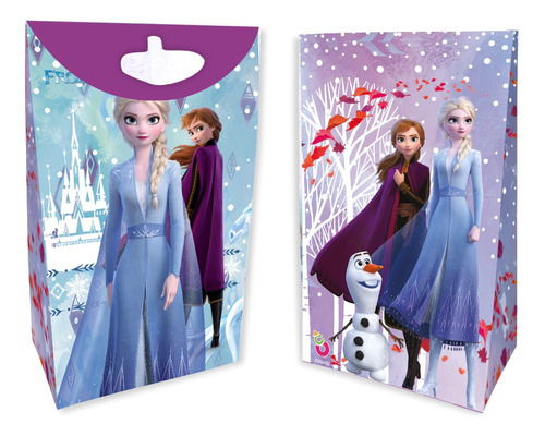 Bolsita Sorpresa Papel Frozen X 8 Bolsa Disney Original