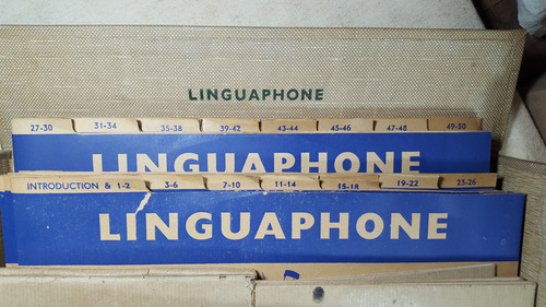 Antiguo Curso De Alemán Linguaphone. Completo. 78r.p.m.
