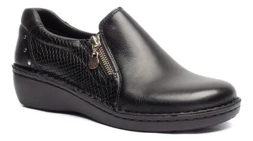 Zapato Ancho Cavatini En Feduard - Con Cierre Y Elástico