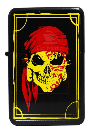 Isqueiro Clássico Skull Pirate