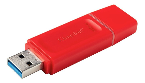 Imagen 1 de 5 de Memoria Usb Kingston Exodia 3.2 32gb Rojo Kc-u2g32-7gr