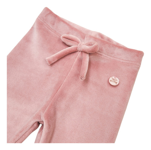 Leggings Plush Mini Anima Invierno Abrigo Bebe Kids Rosa