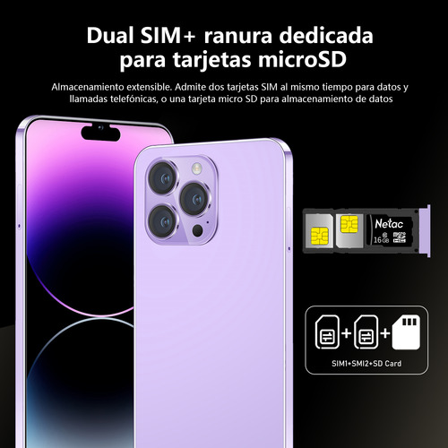 Android Celulares I15 Pro Max 6.3 En Barato Ram1gb Y Rom16gb