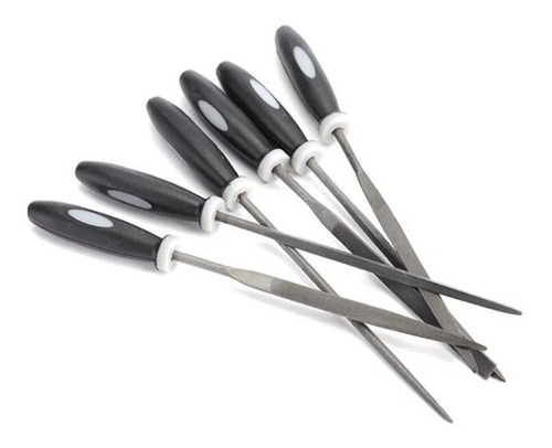 Imagen 1 de 7 de Juego De Limas Para Matricero 6 Piezas Ruhlmann 3 X 150 Mm