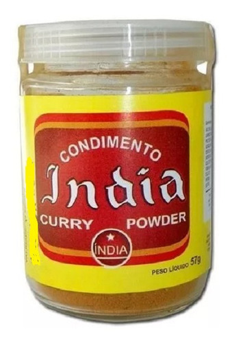Condimento Curry Em Pó Índia
